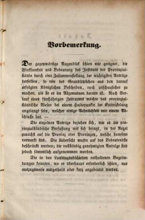 Hauptergebnisse der Landtags-Abschiede in Preußen : 1841, 1843, 1845