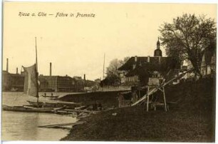 Riea. Fähre in Promnitz