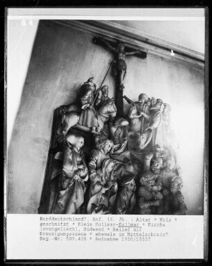 Relief mit Kreuzigungsszene