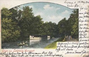 Gruß aus Leipzig: Wassergott