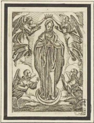 Maria auf der Mondsichel (aus der Folge von Szenen aus dem Neuen Testament etc.)