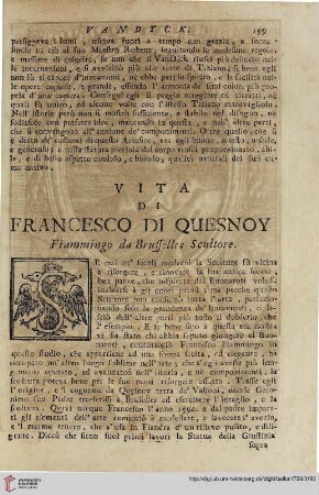 Vita di Francesco di Quesnoy fiammingo da Brusselles scultore