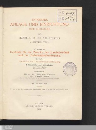 Gebäude für Lebensmittelversorgung