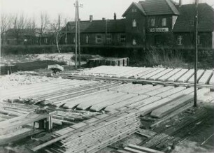 Fähranlage und Bollwerk, Swinemünde (Ostswine), 1933