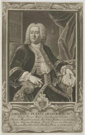 Bildnis des Iohannes Petrvs de Ludewig