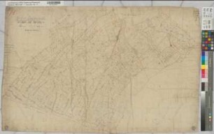 Mairie de Merken, Gemeinde Derichsweiler und Mariaweiler-Hoven teilweise, Section G dite de Krotzmuhl 1: 5000 (alte Urkarte)