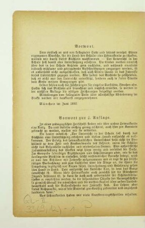 Vorwort [Vorworte zur 2. - 9. Auflage]