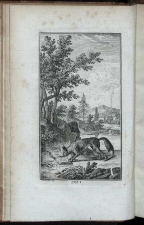 Fable I. Le Renard. De Lichtwehr. - Fable X. Le Cerf, Le Lievre, Et L'Ane. De Gleim.