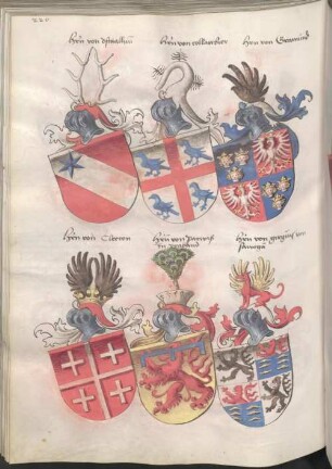 Das Wappenbuch Conrads von Grünenberg, Ritters und Bürgers zu Constanz - BSB Cgm 145
