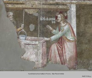 Freskenausmalung : Christus und die Samariterin