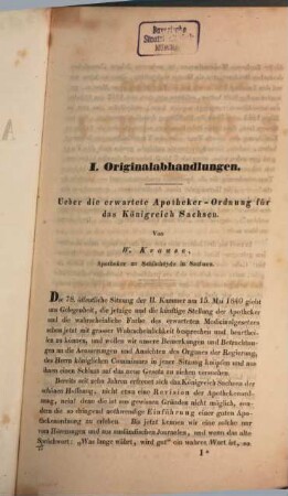 Medicinischer Argos : Zeitschr. für Kritik u. Antikritik auf d. Gebiete d. Medizin. 3, 3. 1840