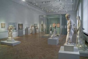 Blick in Raum 5 der Dauerausstellung der Antikensammlung im Alten Museum (Obergeschoss): Römische Villen - Luxus als Lebensform