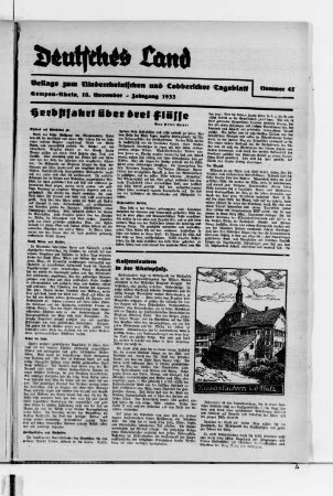 Deutsches Land. 1926-1935
