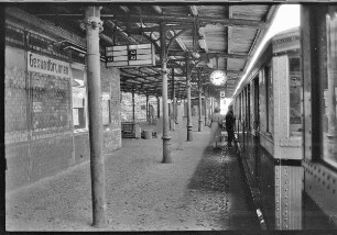 Bahnsteig auf dem S-Bahnhof Gesundbrunnen