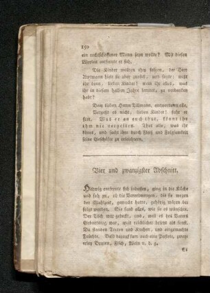 Vier und zwanzigster Abschnitt.