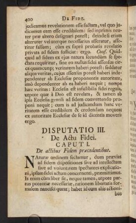 400-586, Disputatio III.
