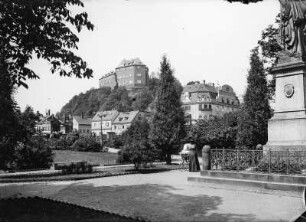 Greiz, Oberes Schloss über der Stadt