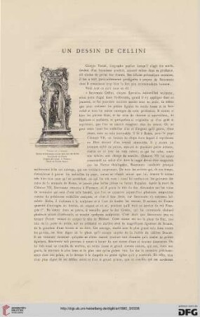 6: Un dessin de Cellini