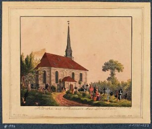 Die alte Kirche in Plauen bei Dresden
