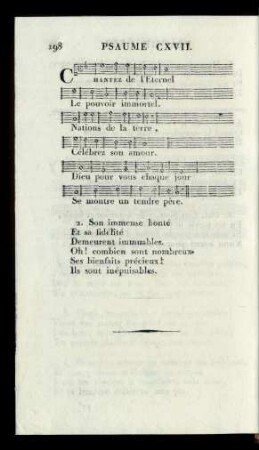 Psaume CXVII.