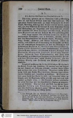 §7. Die Zeiten Philipps des Großmüthigen