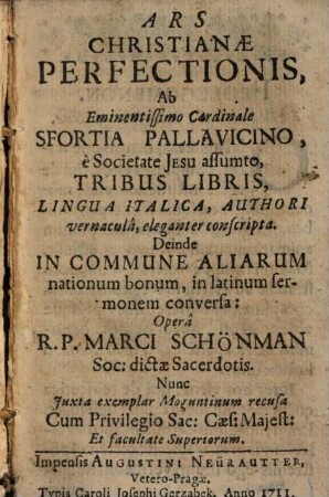 Ars Christianae Perfectionis
