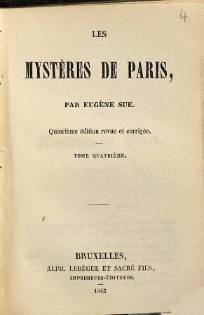 Les mystères de Paris, 4
