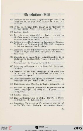Revolution 1848 (Nr. 900-934)