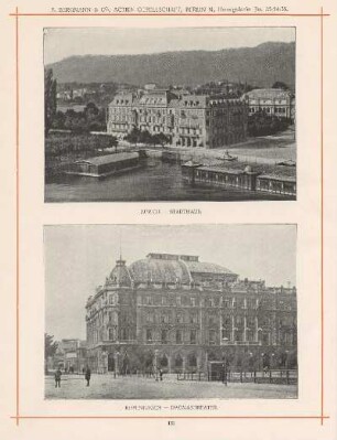 Zürich - Stadthaus ; Kopenhagen - Dagmartheater