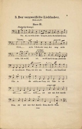 Sechs Gedichte von Eichendorff : für vierstimmigen Männerchor ; op. 19, 1. Mondnacht : "Es war, als hätt' der Himmel"