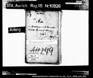 Die Unterstützung der jüdischen Armenverwaltung in Weener durch die jüdische Provinzialkasse