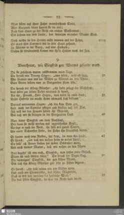 9. Abentheuer, wie Siegfrid gen Worms gesandt ward