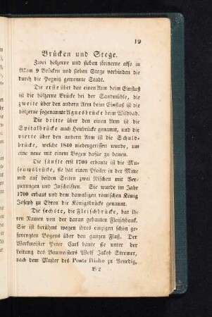 Brücken und Stege.