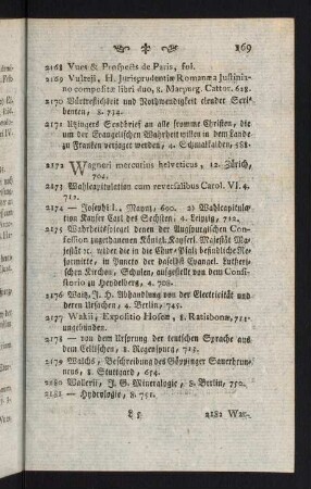 169-176, W - Z