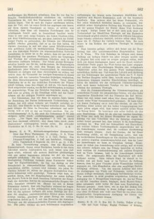 581-582 [Rezension] Weiss, Bernhard, Das Johannes-Evangelium
