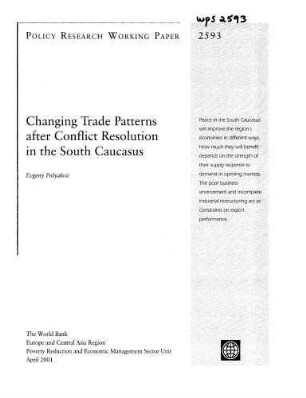 Changing trade patterns after conflict resolution in the South Caucasus