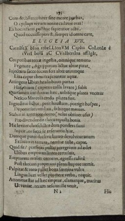 Elegeia XVII.