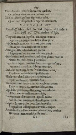 Elegeia XVII.