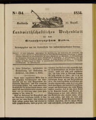 No 34. 22. August. 1834