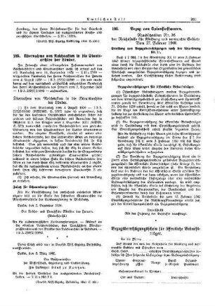 Bezug von Spinnstoffwaren : [Allgemeine Verwaltungssachen] ; [Für das Reich] ; [Amtliche Erlasse] ; [Amtlicher Teil]