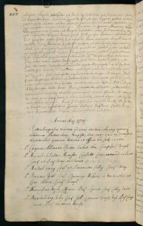 287-297, Annus domini 1701 - Annus domini 1705