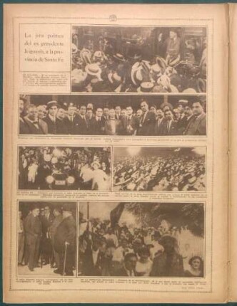 La jira política del ex presidente Irigoyén, a la provincia de Santa Fe