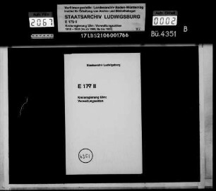 Belohnung der Anwälte der Teilgemeinden Eichen, Goppertshofen, Laubach, Wennedach, Gesamtgemeinde Reinstetten