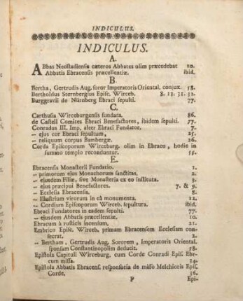 Indiculus.
