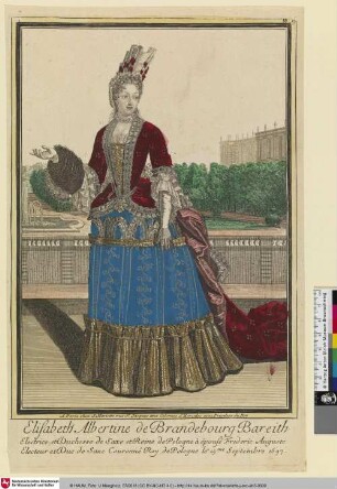 Elisabeth Albertine de Brandebourg Bareith [Christiane Eberhardine, Königin von Polen]