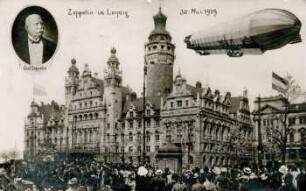 Zeppelin in Leipzig: 30. Mai 1909