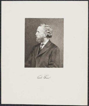 Icones Professorum Marpurgensium — Bildnis des Carl Friedrich Wilhelm Claus (1835-1899)