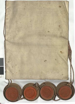 Ritter Johann v. Frankenstein und seine Ehefrau Anna, Edelknecht Heinrich v. Thann und seine Ehefrau Ylian, Edelknecht Diether Kämmerer v. Worms u...