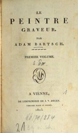 Le peintre graveur, 1