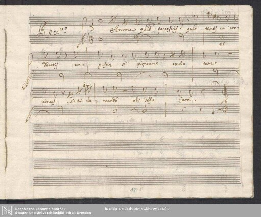 Recitativo: Anima quid pavescis